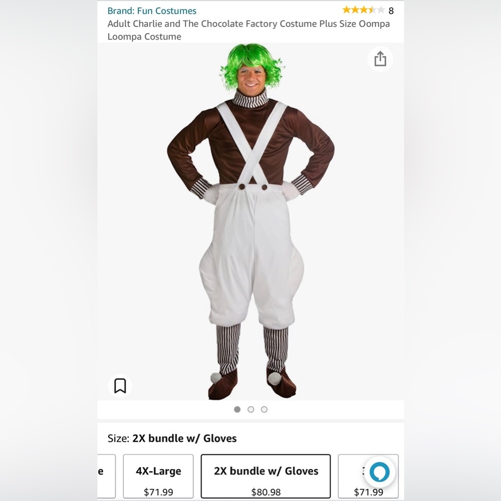Oompa Loompa Halloween costume